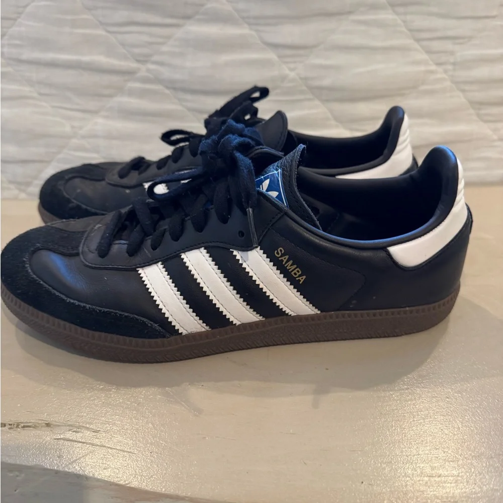 Adidas Black Samba Sneakers - Picture 3 of 6